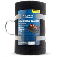 Lewis N. Clark Warm and Go Blanket with USB Connec