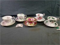 Collectable Fine Bone China Cups and Saucers