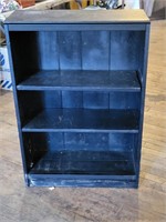 35" Black 3-Tier Book Case