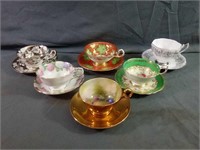 Lovely Assortment of Vintage Fine Bone China Cups
