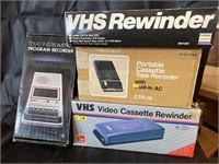 VTG VHS Rewinders & Recorders