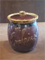 VTG Hull Pottery Drip Glaze Cookie Jar