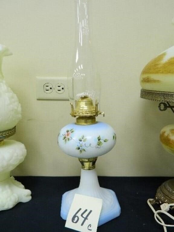 Mosser Hand Painted Kerosene Lamp