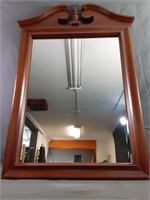 Beautiful Solid Maple Framed Mirror Measures