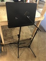 Adjustable Microphone Stand & Music Stand With