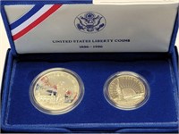 US LIBERTY COINS 1986 PARTIAL SILVER