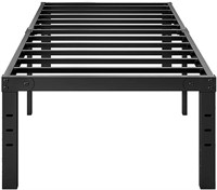 Twin Metal Bed Frame 14- 3000lbs  Black