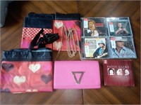 Like New Pink & Gold Clutch, Various CD'S 4