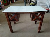 Desk/ Vintage Style Table Measures 40" x 24" x