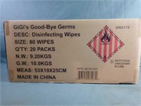 NEW in Sealed Box Gigi's Good- Bye Germs