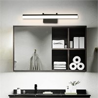 24W LED Vanity Light  Matte Black  31in