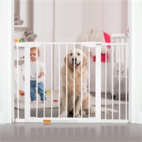 Wide Walk Thru Pet Gate  29.5-46  2 Kits  White