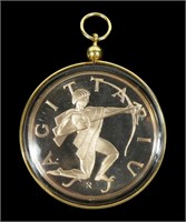 Treasury of Zodiac Sagittarius bronze Proof