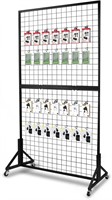 NectaCol 3'x 6' Gridwall Panel Racks  T-Base