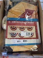 TRAY OF AMERICAN BUNTING