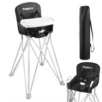 PandaEar Portable Baby Chair  Foldable  Black