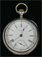 Waltham Model 1883 15-jewel 18 size open face