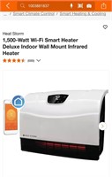 Smart wall mount infrared heater