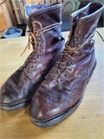 Vibrant Brown Leather Men’s Boots