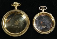 Lot, 2 pocket watch cases