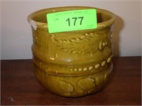 EARLY SLOP JAR / PLANTER?  (CHIP- SEE PICS)