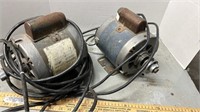 2 Electric Motors. Untested