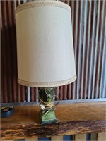 VTG Drip Glaze Pottery Grinder Style Lamp