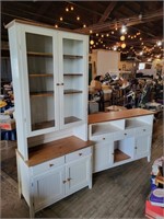 Farmhouse Style Cabinet Hutch & Sideboard
