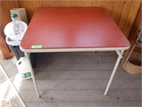 VITNAGE SAMSON FOLDING CARD TABLE (2 LEGS DO NOT>>