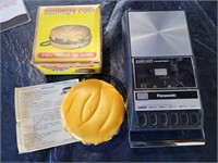 VTG Hamburger Radio & Panasonic Tape Recorder