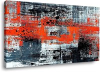 $100 24x48" Abstract Canvas Wall Art