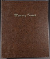 NEARLY COMPLETE DANSCO MERCURY DIMES ALBUM