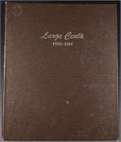 PARTIAL DANSCO LARGE CENTS 1793-1857 ALBUM