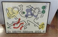 FRAMED KEITH HARING ART