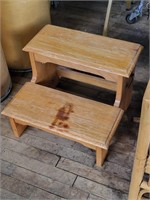 Wooden Two Step Stool