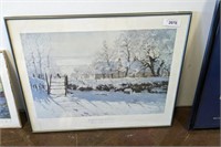 IMPRESSIONISTS IN WINTER FRAMED PRINT