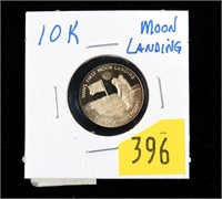 10K gold 1979 10th Anniversary Man's 1st Moon