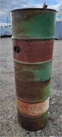 Green Barrel Oil Tank - 110gallons