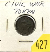 1863 Army/Navy Civil War token