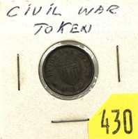 1863 Civil War token