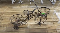 METAL BIKE PLANT STAND  41" LONG -  28" TALL