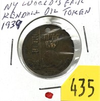 1939 World's Fair token