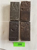 VINTAGE LETTERPRESS PRINTING BLOCKS