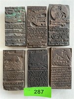 VINTAGE LETTERPRESS PRINTING BLOCKS