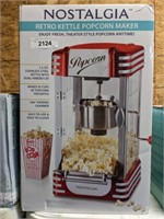 NOSTALIGIA RETRO KETTLE POPCORN MAKER