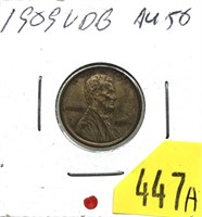 1909 VDB Lincoln cent