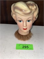 VINTAGE ENESCO HEAD VASE  6 1/2"