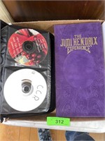 JIMI HENDRIX EXPERIENCE CD SET, CD HOLDER W/ ASST>