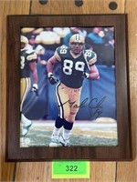 SIGNED GREEN BAY PACKER MARK CHEWY PHOTO
