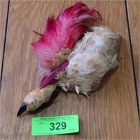 VINTAGE CLAW & FEATHER HAT?